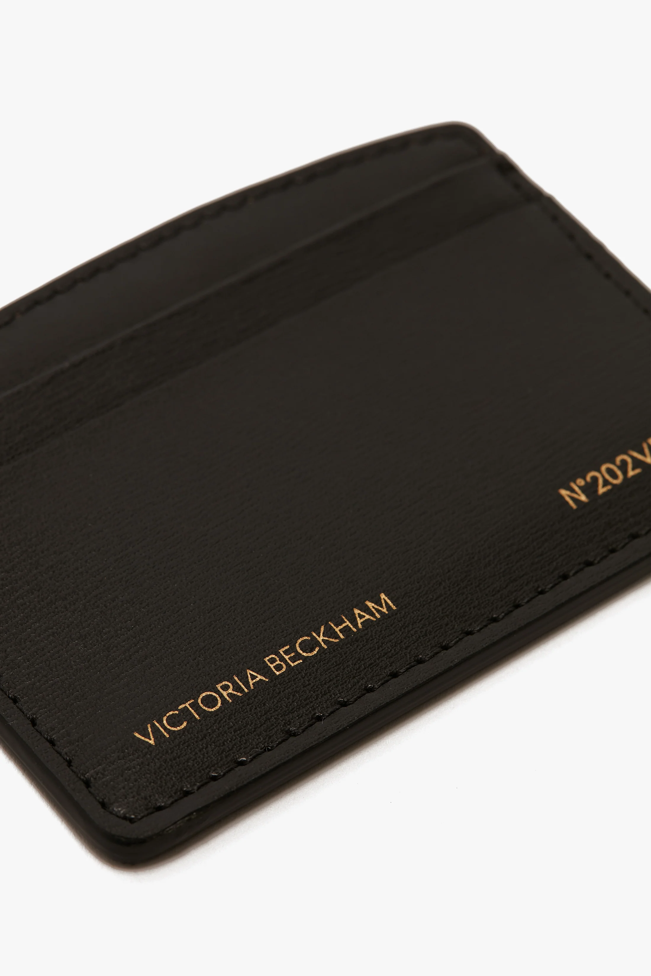 Victoria Card Holder In Black Leather - Image 4