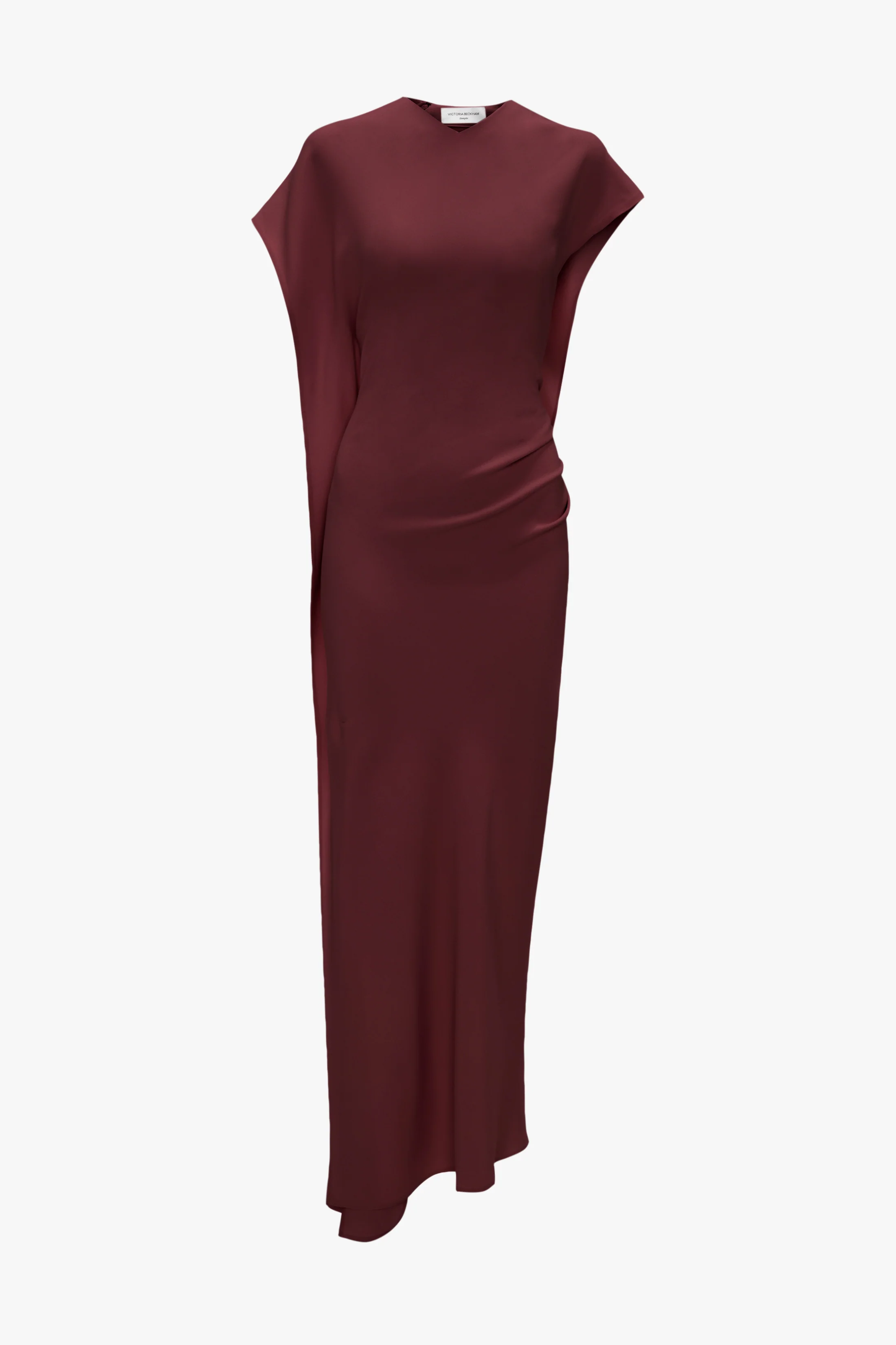 Victoria Midi Dress In Cinnabar Red - Image 5